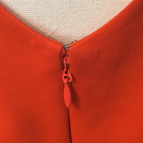 🤑SOLD🤑 BEAUTIFUL ORANGE NY & CO DRESS WITH FREE JEWELRY INCLUDED - Picture 5 of 7